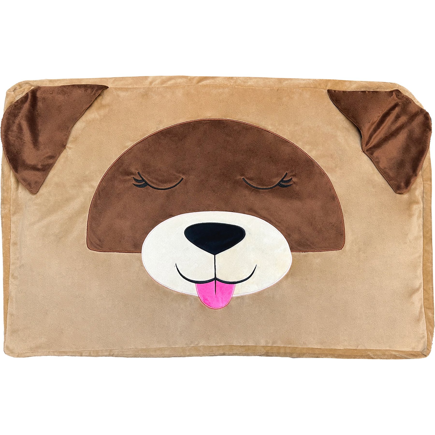 Happy Nappers Pet Bed In A Box Able The Dog Covered Bed Cover, Beige, X-Large