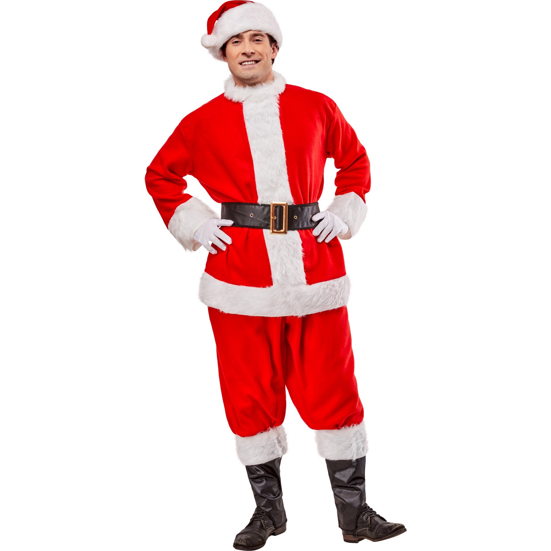 Rubie's Costume Company Santa Claus Adult Costume, Red, Red, X-Large