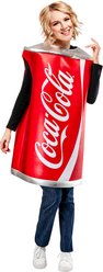 Rubie's Costume Company Coca-Cola Can Adult Costume, Red