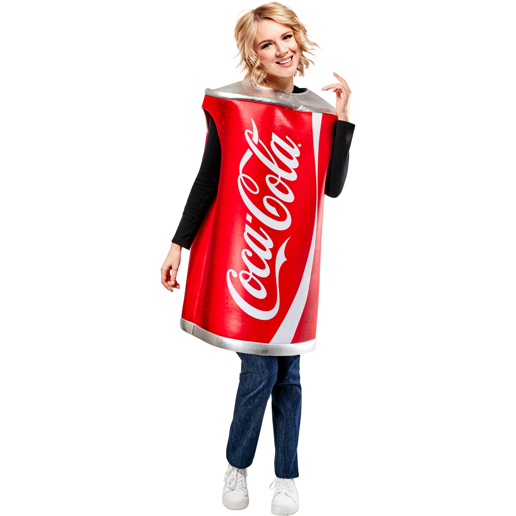 Rubie's Costume Company Coca-Cola Can Adult Costume, Red