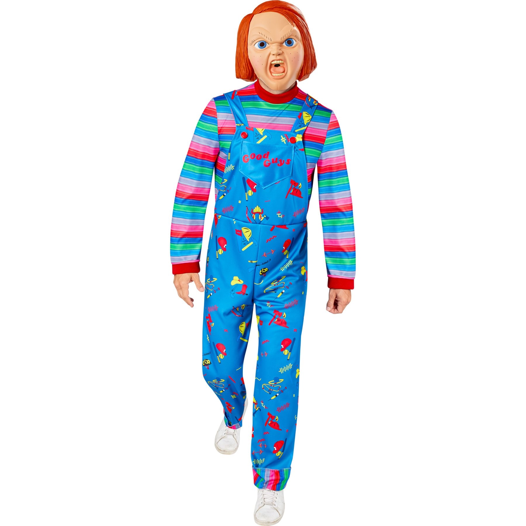 Rubie's Costume Company Child's Play 2 Chucky Adult Costume, Blue, X-Large