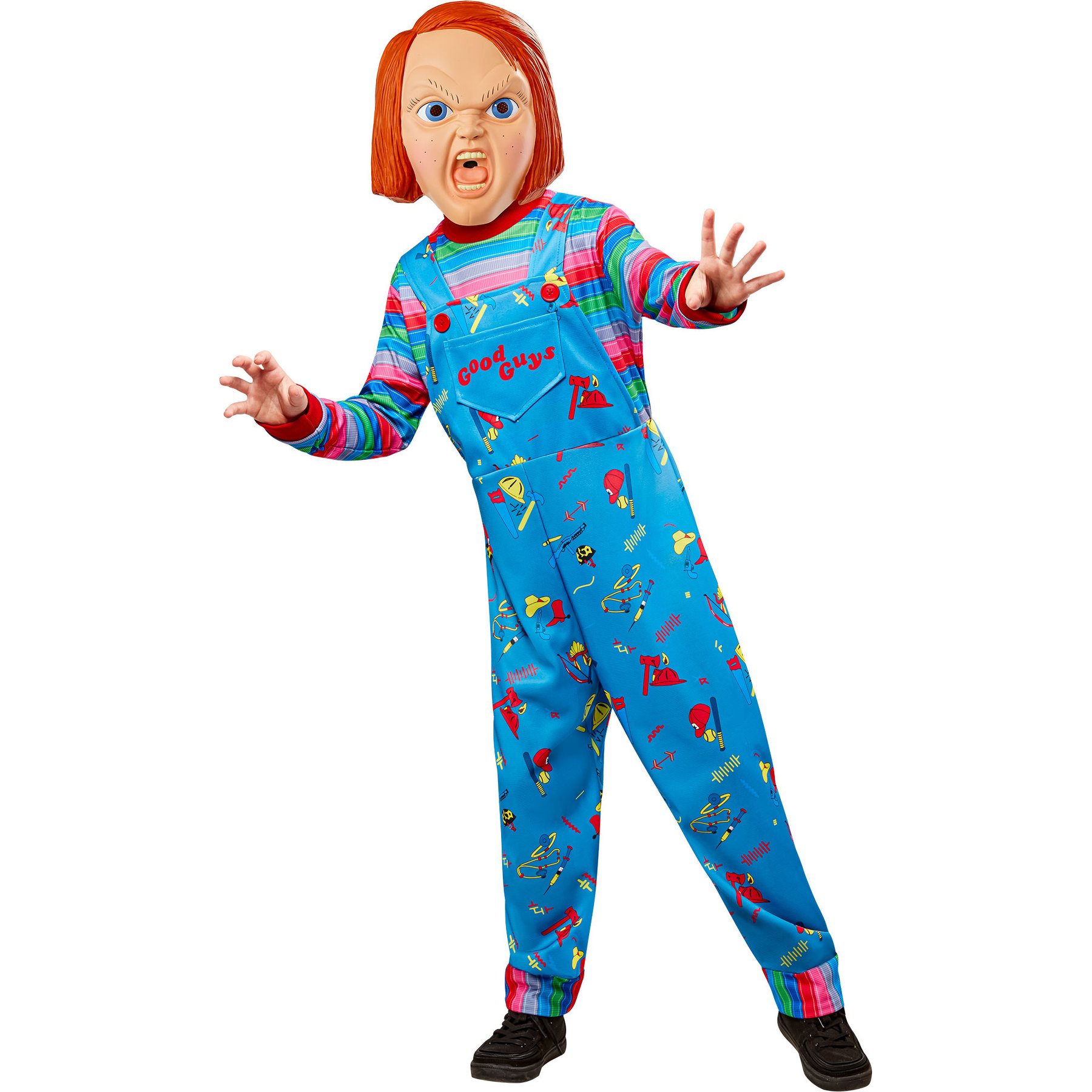 Rubie's Costume Company Child's Play 2 Chucky Kid Costume, Blue, Large