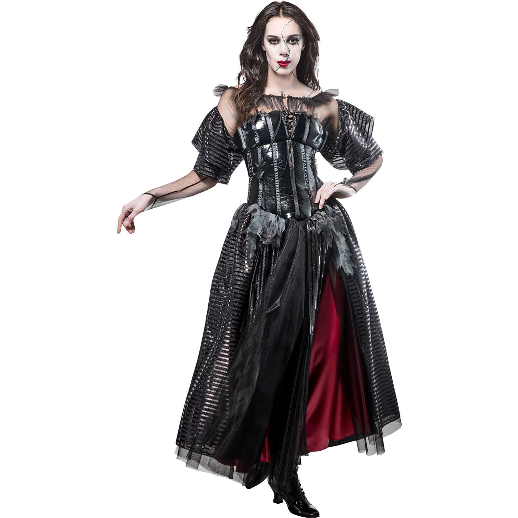 Rubie's Costume Company Beetlejuice 2 Delores LaFerve Adult Costume, Black, Small