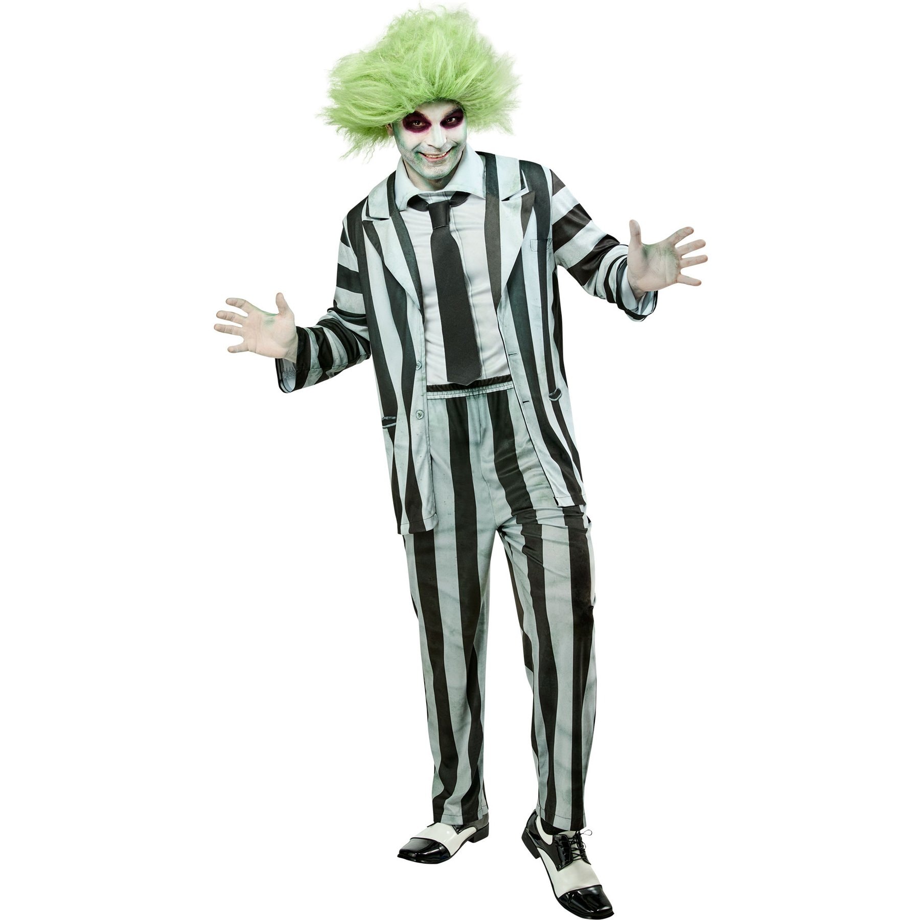 Rubie's Costume Company Beetlejuice 2 Adult Costume, Black/White, Medium