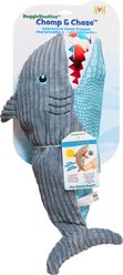 HuggleHounds HuggleSnuffles Chomp & Chase Fin Shark Puppet Exercise Games & Puzzles Dog Toy, Gray, One Size