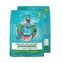 Purina ONE +Plus Indoor Advantage Adult Natural, Low Fat, Weight Control, Indoor Real Turkey Dry Cat Food, 32-lb bundle