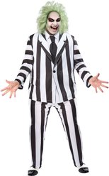 Rubie's Costume Company Beetlejuice Big & Tall Adult Costume, Black/White, XX-Large slide 1 of 5