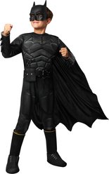 Rubie's Costume Company The Batman Deluxe Kid Costume, Black, Medium