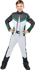 Rubie’s Costume Company Superman Movie Green Lantern Deluxe Kid Costume, White, Large