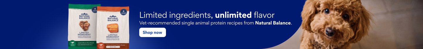 Limited ingredients, unlimited flavor Vet-recommended single animal protein recipes from Natural Balance. Shop now.