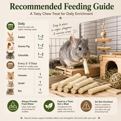 FurriHop Sweet Bamboo Chew Sticks Teethning Rabbit Toy, 8.8-oz bag slide 2 of 6