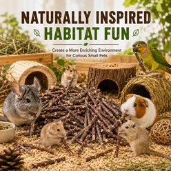 FurriHop Apple Chew Sticks Teethning Hamster Toy, 50 count slide 2 of 6