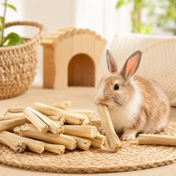 FurriHop Sweet Bamboo Chew Sticks Teethning Rabbit Toy, 8.8-oz bag
