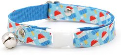 Made By Cleo Rocket Pop Cat Collar, 8 to 13-in neck