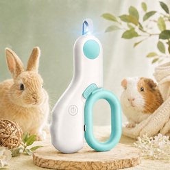 FurriHop LED Lights Small Animal Nail Clipper, Blue
