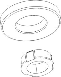 Atlantic Warm White Ring Light Fixture, 5-watt slide 2 of 2