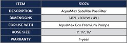 Oase Aquamax Satellite Pre-Filter slide 2 of 2