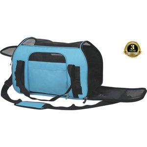 EliteField Soft-Sided Airline-Approved Dog & Cat Carrier Bag, Sky Blue, 19-in
