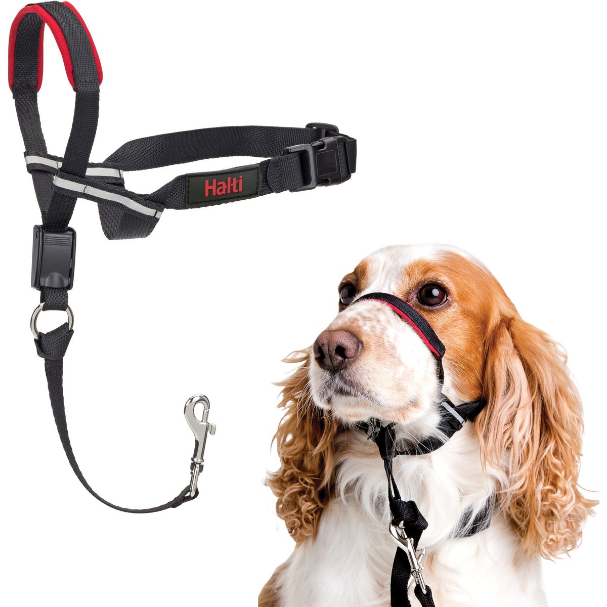 Halti OptiFit Nylon Padded No Pull Dog Headcollar, Small: 9.5 to 15.5-in neck