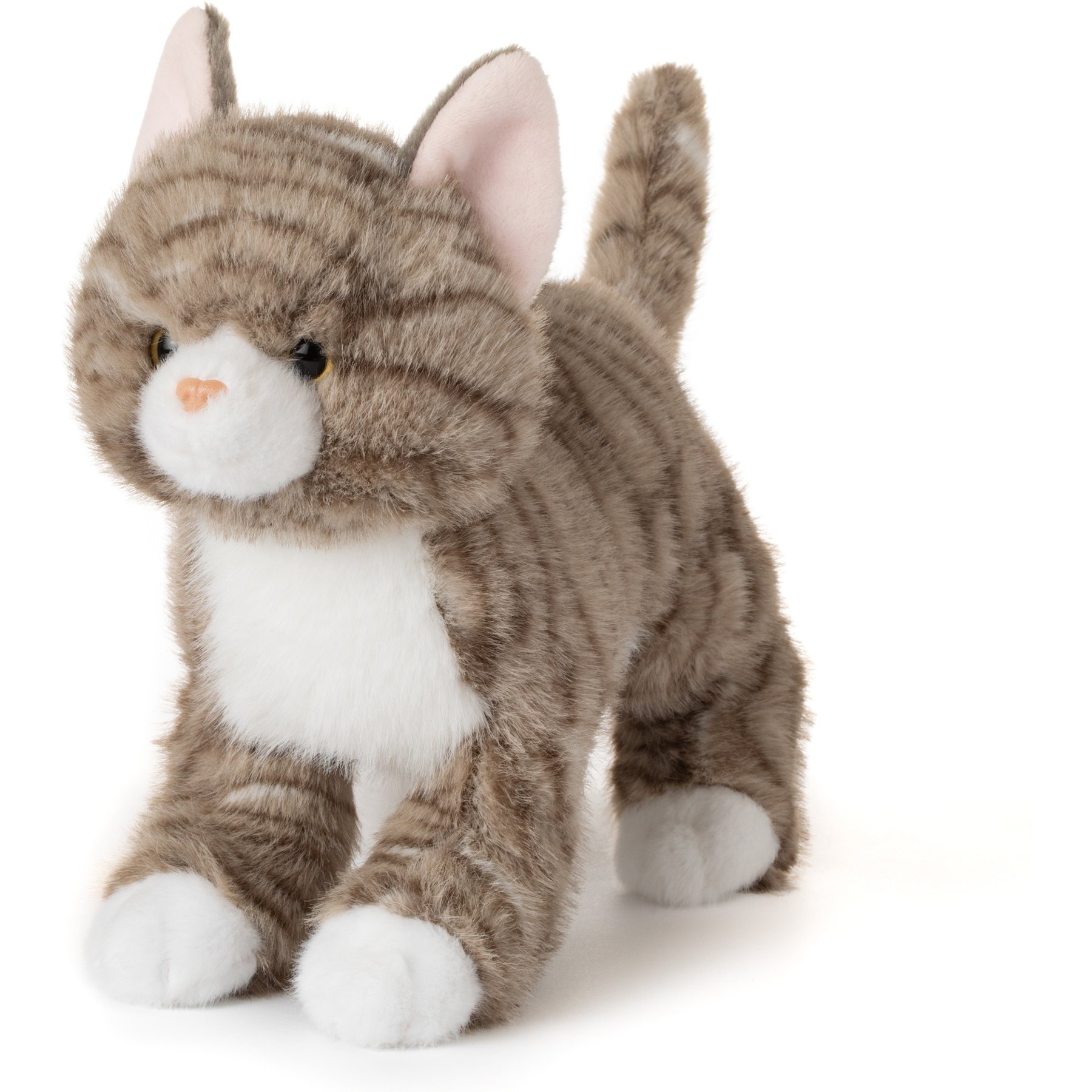 The Petting Zoo Grey Tabby Cat Stuffed Animal