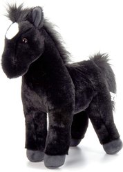 The Petting Zoo Black Horse Standing Stuffed Animal slide 1 of 2
