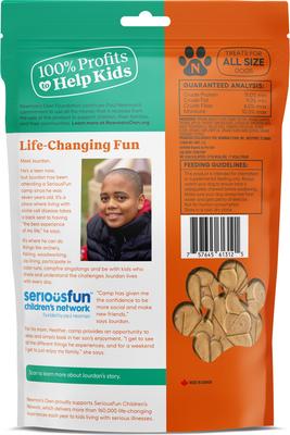 Show full view: Newman's Own Peanut Butter Biscuits Fall Pack Dog Treats, 10-oz bag slide 3 of 6