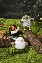 EYS Petgravity Flapping & Chirping Interactive Bird Cat Toy, Toucan slide 2 of 6