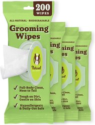 Natural Dog Company Grooming Dog Wipes, 200 Count slide 1 of 7