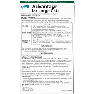 Advantage Topical Flea Prevention for Large Cats, 9 lbs+, 2-Monthly Treatments