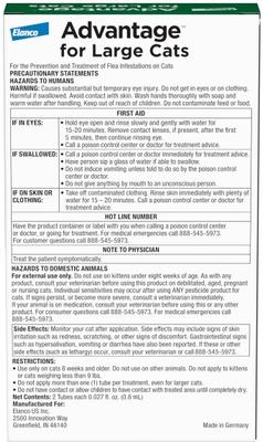 Show full view: Advantage Topical Flea Prevention for Large Cats, 9 lbs+, 2-Monthly Treatments slide 2 of 8