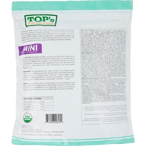 TOP's Parrot Food Organic Mini Pellets Bird Food, 4-lb bag
