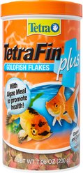 Tetra TetraFin Plus Goldfish Flakes Fish Food, 7.06-oz jar