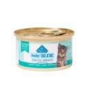 Blue Buffalo Baby Blue Healthy Growth Formula Grain-Free High Protein Chicken Recipe Kitten Wet Food, 3-oz cans, case of 24