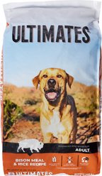 Ultimates Bison & Rice Dry Dog Food, 28-lb bag