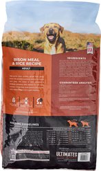 Ultimates Bison & Rice Dry Dog Food, 28-lb bag slide 2 of 3