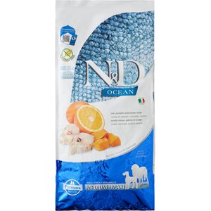 FARMINA N&D Ocean Canine Adult Cod, Pumpkin & Orange Dry Dog Food