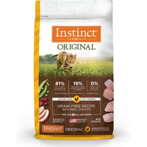 Instinct Original Real Chicken Recipe Grain-Free Dry Cat Food, 11-lb bag