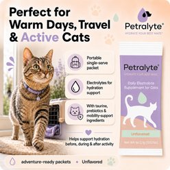 Petralyte Unflavored Powder Electrolyte & Joint Supplement for Cats, 16 count slide 2 of 8