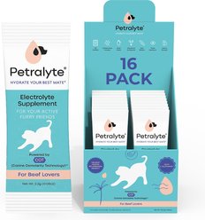 Petralyte Beef Flavored Electrolyte & Joint Supplement for Dogs, 16 count