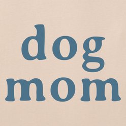 LIFE IS GOOD Women's Dog Mom Simple Short Sleeve Crusher Shirt, Birch White, Small slide 2 of 2
