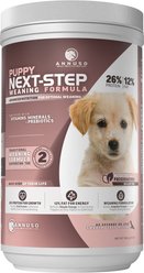 ANNUSO Next-Step Weaning Formula 26:12 Milk Replacer Flavored Powder Supplement for Puppy Dog, 12-oz can