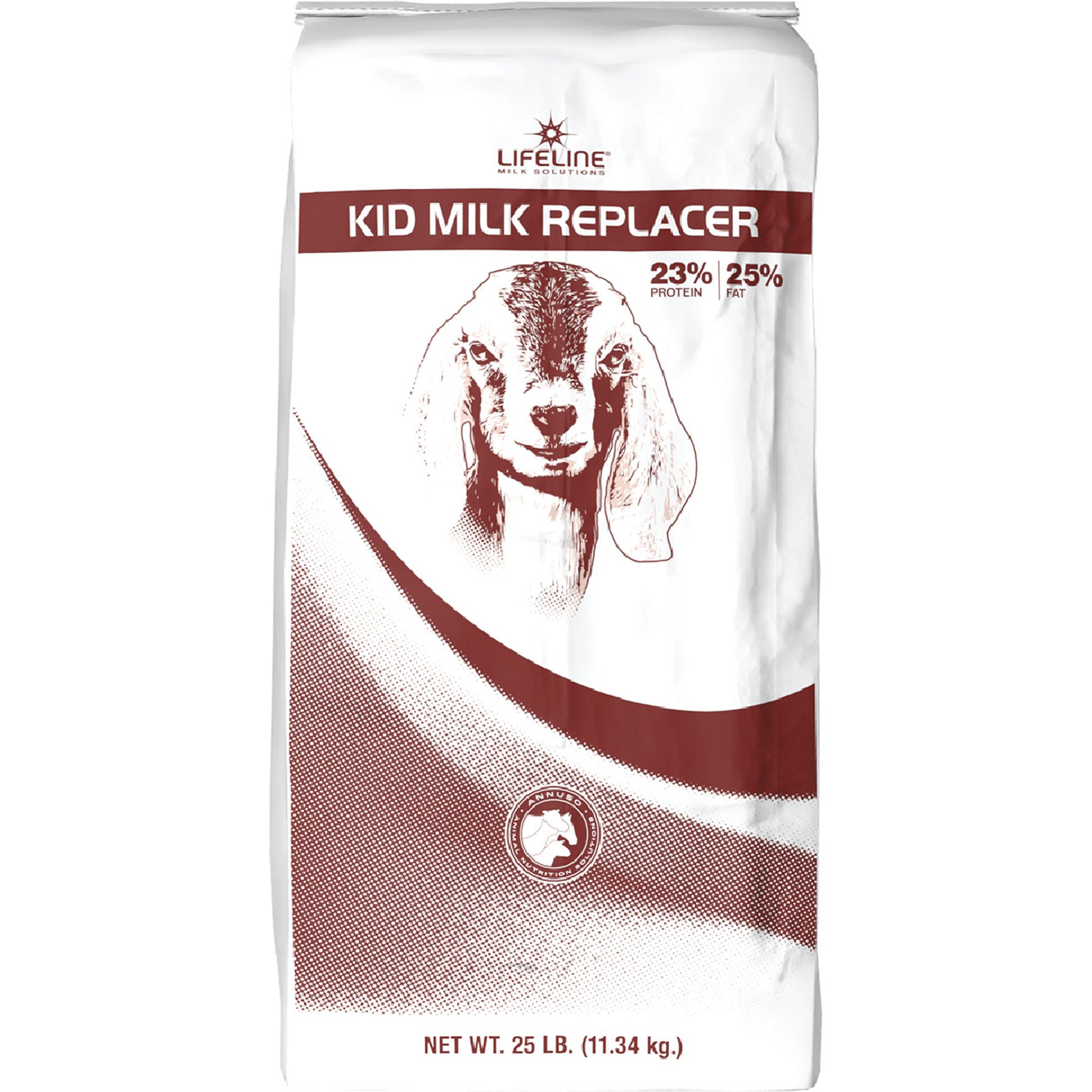 LIFELINE KID PLUS 23:25 Milk Replacer Powder Lamb & Kid Supplement, 25-lb bag