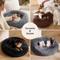 Show in main carousel: Bedsure Calming Fluffy Plush Faux Fur Anti-Slip Donut Machine-Washable Bolster Dog & Cat Bed, Black, X-Small slide 4 of 7