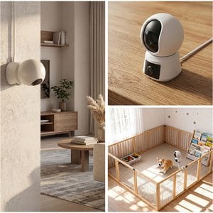 Arenti P3TT 3MP UHD Dual-Lens Indoor Pan-Tilt Dog Camera