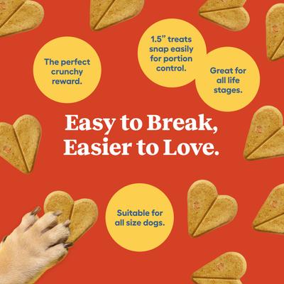 Show full view: Newman's Own Peanut Butter Flavor Medium Size Dog Treats, 10-oz slide 6 of 11