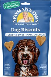 Newman's Own Turkey & Sweet Potato Flavor Breakable Dog Treats, 10-oz bag