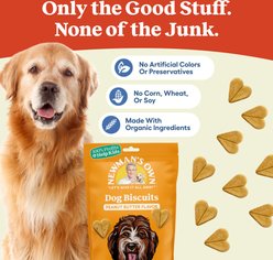 Newman's Own Peanut Butter Flavor Medium Size Dog Treats, 10-oz slide 2 of 9