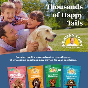 Newman's Own Snack Sticks Chicken Recipe Grain-Free Dog Treats, 5-oz bag
