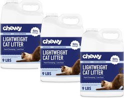 Chewy Made Lightweight Unscented Clumping Cat Litter (FORMERLY FRISCO), 27-lb bundle