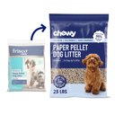 Chewy Made Unscented Non-Clumping Recycled Paper Dog Litter (FORMERLY FRISCO), 25-lb bag